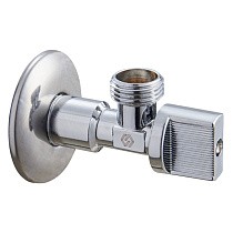 Краны латунные шаровые угловые MVI BV.464 DN 15-20 PN 10 штуцер бабочка купить в Санкт-Петербурге | "Проконсим"