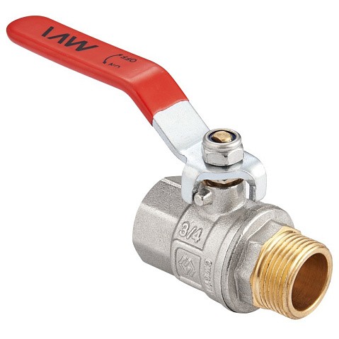 Краны латунные шаровые DN 15-50 PN 40 никелированные рычаг муфта-штуцер MVI BV.512 купить в Санкт-Петербурге | "Проконсим" Краны латунные шаровые DN 15-50 PN 40 никелированные рычаг муфта-штуцер MVI BV.512 купить в Санкт-Петербурге | "Проконсим"