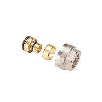 Фитинг обжимной для ПЭ и МП-трубы (евроконус) MVI 3/4'' 16x2.2 купить в Санкт-Петербурге | "Проконсим"