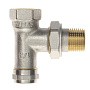 Клапан радиаторный настроечный DN 15-20 PN 10 угловой никелированный под шестигранник РИДАН купить в Санкт-Петербурге | "Проконсим"