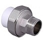 Муфта комбинированная ПП 20-3/4'' PN 25 разъёмная с наружной резьбой белая VALFEX  купить в Санкт-Петербурге | "Проконсим"