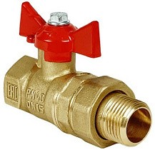 Краны латунные шаровые 11Б27фт1М DN 15-32 PN 40 бабочка-американка Valfex.230 Standart ГОСТ Р 59553 купить в Санкт-Петербурге | "Проконсим"
