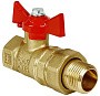 Краны латунные шаровые 11Б27фт1М DN 15-32 PN 40 бабочка-американка Valfex.230 Standart ГОСТ Р 59553 купить в Санкт-Петербурге | "Проконсим"