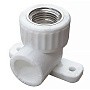 Угольник установочный ПП 25-3/4'' PN 25 с внутренней резьбой белый VALFEX  купить в Санкт-Петербурге | "Проконсим"