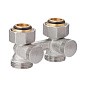 Узел нижнего подключения MVI TR.410.0505 DN 20 PN 10 прямой двухтрубный вентильного типа 20-3/4'' под евроконус, муфта купить в Санкт-Петербурге | "Проконсим"