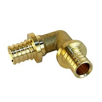 Угольники латунные для PEX труб DN 16-20 PN 16 под надвижную гильзу Valfex VF.451.AF купить в Санкт-Петербурге | "Проконсим"