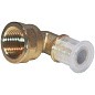 Угольник латунный для PEX труб 20-3/4'' с внутренней резьбой под надвижную гильзу Hipex типS HFWS00059 купить в Санкт-Петербурге | "Проконсим"