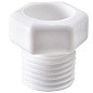 Заглушка ПП резьбовая 1/2'' PN 25 НР белая РВК купить в Санкт-Петербурге | "Проконсим"