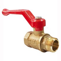 Краны латунные шаровые 11Б27фт1М DN 15-20 PN 25 рычаг муфта-штуцер Valfex Optima.215.LOR1 купить в Санкт-Петербурге | "Проконсим"