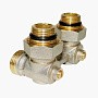 Узел нижнего подключения Vekotrim DN 15 PN 10 угловой двухтрубный 15-3/4'' с ниппелем, штуцер купить в Санкт-Петербурге | "Проконсим"