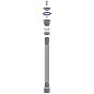 Сифон гофрированный Unicorn D230Р, 40х50 гибкий отвод, 1 1/2'' х40 пластиковая чашка, 1200мм купить в Санкт-Петербурге | "Проконсим"