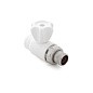 Кран шаровой для радиатора ПП 25-3/4'' PN 25 прямой с американкой белый РТП 10587 купить в Санкт-Петербурге | "Проконсим"