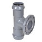 Тройник раструбный НПВХ SDR26 DN 225 с фланцем DN 200 PN 10 Хемкор купить в Санкт-Петербурге | "Проконсим"
