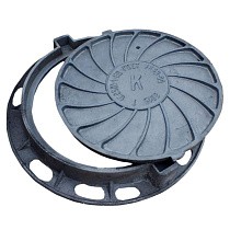 Люк чугунный Т (С250)-1-60 2-ушковый нагрузка 250кН h 100 купить в Санкт-Петербурге | "Проконсим"