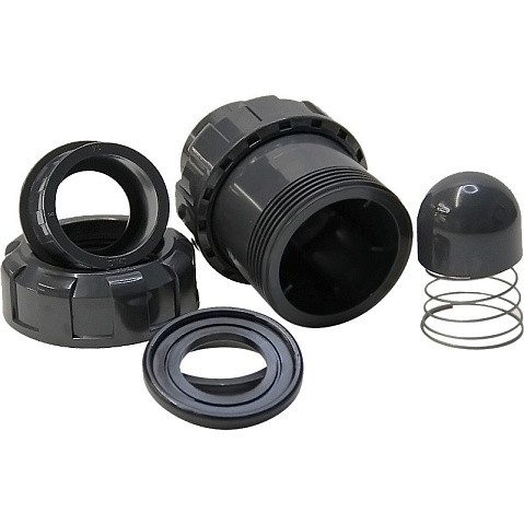 Клапан обратный пружинный НПВХ DN 90 уплотнение EPDM черный Aquaviva SHV090 купить в Санкт-Петербурге | "Проконсим"