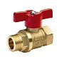 Краны латунные шаровые 11Б27п1 DN 15-25 PN 40 бабочка муфта-штуцер БАЗ Standart купить в Санкт-Петербурге | "Проконсим"