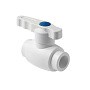 Кран шаровой ПП 20 PN 25 полный проход белый Pro Aqua PA40008 купить в Санкт-Петербурге | "Проконсим"