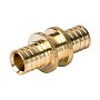 Муфта латунная для PEX-PEX труб 16х2,0-16х2,0 PN 16 ремонтная под надвижную гильзу MVI SF.322.04 купить в Санкт-Петербурге | "Проконсим"
