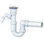 Сифон для умывальника Unicorn Y310V, 40х40 прямой отвод, 1 1/2'' х40 чаша из нержавеющей стали с отводом для стиральной машины купить в Санкт-Петербурге | "Проконсим"