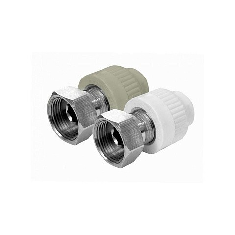 Муфта комбинированная с накидной гайкой Valfex, DN 25-32, PN 25, белая купить в Санкт-Петербурге | "Проконсим" Муфта комбинированная с накидной гайкой Valfex, DN 25-32, PN 25, белая купить в Санкт-Петербурге | "Проконсим"