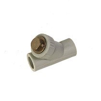 Фильтр сетчатый ПП DN 20-40 PN 25 муфта-муфта серые Valfex купить в Санкт-Петербурге | "Проконсим"