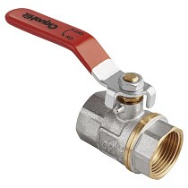 Краны латунные шаровые DN 15-50 PN 25 никелированные рычаг муфта-муфта MVI AquaHit BV.311.04 купить в Санкт-Петербурге | "Проконсим"
