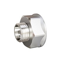 Муфты латунные DN 15-50 PN 40 никелированные муфта-штуцер переходные LD Pride купить в Санкт-Петербурге | "Проконсим"