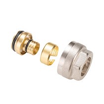 Евроконус обжимной DN 16-20 PN 10 для PEX и МП-труб c накидной гайкой MVI купить в Санкт-Петербурге | "Проконсим"