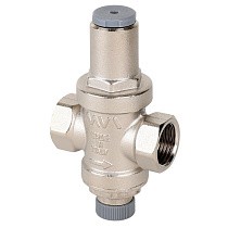 Регулятор давления латунный MVI SE.455.04 DN 15 PN 16 под манометр 1/4 поршневой Рнастр=3 бар никелированный муфта-муфта купить в Санкт-Петербурге | "Проконсим"