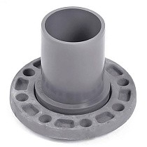 Патрубки НПВХ гладкие SDR26 DN 90-315 PN 10 с металлическим фланецем Хемкор купить в Санкт-Петербурге | "Проконсим"