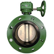 Затворы чугунные дисковые DN 50-1200 PN 16 фланцевые с чугунным диском с редуктором GALA Тип.2123-G купить в Санкт-Петербурге | "Проконсим"