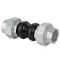 Компенсатор EPDM с оцинкованными чугунными резьбовыми патрубками DN 50 PN 16 Рашворк 505-050-16 купить в Санкт-Петербурге | "Проконсим"
