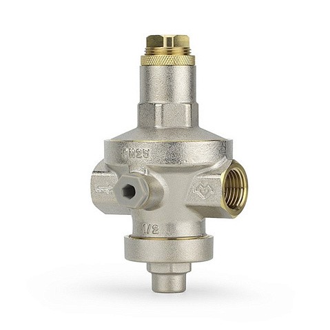 Регулятор давления VARMEGA VM128 DN 20 PN25 мембранный под манометр 3,5kv G-3/4'' никелированный купить в Санкт-Петербурге | "Проконсим"