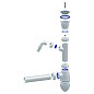 Сифон для умывальника Unicorn А310V, 40х40 прямой отвод, 1 1/2'' х40 чаша из нержавеющей стали с отводом для стиральной машины купить в Санкт-Петербурге | "Проконсим"
