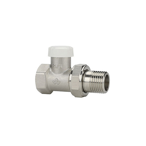 Клапан радиаторный настроечный DN15x20 PN10 прямой /е-конус 1/2''х3/4'' п/6-гранник НР VARMEGA VM10302 купить в Санкт-Петербурге | "Проконсим"