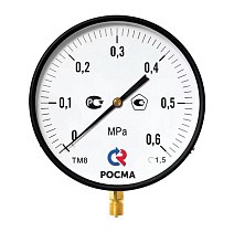 Манометры ТМ-810Р.00 котловый, 250мм, M20x1,5, радиальные РСМ купить в Санкт-Петербурге | "Проконсим"