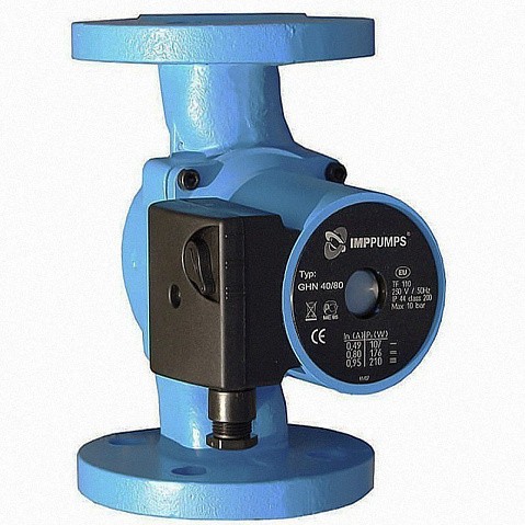 Насос циркуляционный с мокрым ротором GHNM 40-80 F220 210Вт 1х220В 3-скор. фланцевый PN10 120C IMP PUMPS купить в Санкт-Петербурге | "Проконсим"