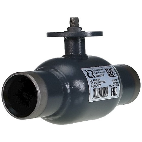 Кран стальной шаровой цельносварной DN 125-100 PN 25 стандартнопроходной приварной 315мм под электропривод RJIP-WW РИДАН 065N0147R купить в Санкт-Петербурге | "Проконсим"