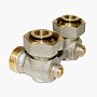 Узел нижнего подключения Vekotrim DN 15 PN 10 угловой двухтрубный 20-3/4'' под евроконус, муфта купить в Санкт-Петербурге | "Проконсим"