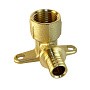 Угольник латунный для PEX труб 16-1/2'' PN 16  под надвижную гильзу Valfex VF.454.AF купить в Санкт-Петербурге | "Проконсим"