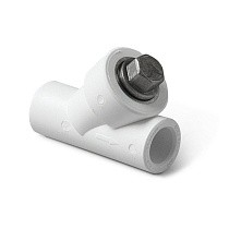 Фильтры сетчатые ПП 45гр. DN 20-40 PN 25 муфта-муфта белые Pro Aqua купить в Санкт-Петербурге | "Проконсим"