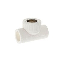 Тройник комбинированный VALFEX 25x25 PN 25 G-1/2'' ВР белый купить в Санкт-Петербурге | "Проконсим"