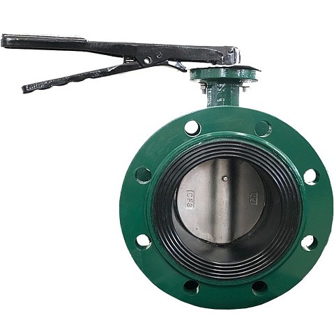 Затвор дисковый поворотный DN 65 PN 16 фланцевый с диском из чугуна уплотнение-EPDM ручной GALA Тип.2123-G купить в Санкт-Петербурге | "Проконсим"