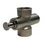 Кран латунный кнопочный КММ DN 15 PN 16 под манометр G1/2''-М20х1,5 без контрольного фланца муфта-муфта без рычага Пензапромарматура купить в Санкт-Петербурге | "Проконсим"