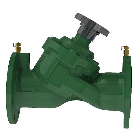Клапаны балансировочные DN 32-600 PN 16 фланцевые с измерительными ниппелями GALA Тип. 1216H купить в Санкт-Петербурге | "Проконсим"