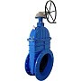 Задвижка чугунная 30ч539р DN 400 PN 10(16) с обрезиненным клином до 120гр. фланцевый с редуктор СИБЗТА