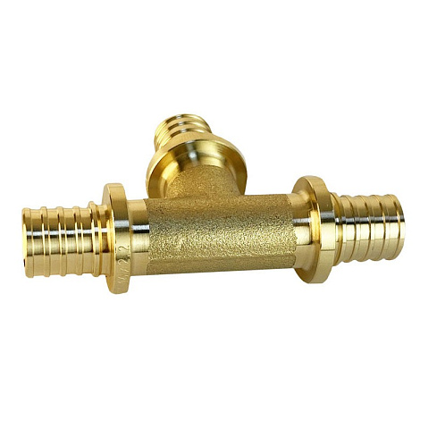 Тройники латунные для PEX труб DN 16-20 PN 16 под надвижную гильзу Valfex VF.431.AF купить в Санкт-Петербурге | "Проконсим"