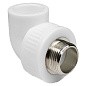 Угольник комбинированный ПП 40-1 1/4" PN 25 под ключ с наружной резьбой белый РТП купить в Санкт-Петербурге | "Проконсим"