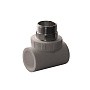 Тройник комбинированный ПП 25-3/4'' PN 25 с наружной резьбой серый