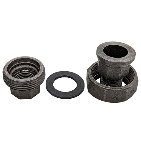 Американка чугунная DN 15-50 PN 16 муфта-штуцер с плоской прокладкой Fittex Plus купить в Санкт-Петербурге | "Проконсим"